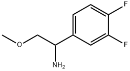 1-(3,4-DIFLUOROPHENYL)-2-METHOXYETHAN-1-AMINE Structure