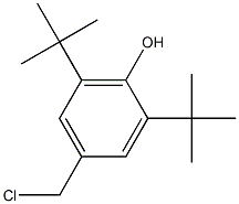 Phenol, 4-(chloromethyl)-2,6-bis(1,1-dimethylethyl)-,955-01-1,结构式