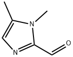 1,5-ジメチル-1H-イミダゾール-2-カルブアルデヒド 化学構造式