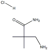 3-amino-2,2-dimethylpropanamide:hydrochloride Structure