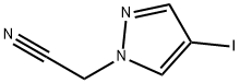(4-Iodo-pyrazol-1-yl)-acetonitrile 化学構造式