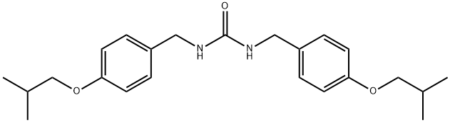 1,3-双（4-异丁氧基苄基）脲 结构式