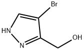 (4-Bromo-1H-pyrazol-3-yl)-methanol Struktur