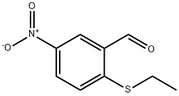 2-(ETHYLSULFANYL)-5-NITROBENZALDEHYDE Structure