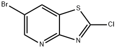 6-BROMO-2-CHLOROTHIAZOLO[4,5-B]PYRIDINE Structure