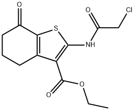 ethyl 2-[(chloroacetyl)amino]-7-oxo-4,5,6,7-tetrahydro-1-benzothiophene-3-carboxylate