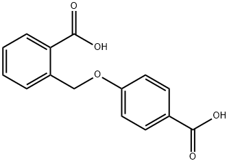 2-((4-carboxyphenoxy)methyl)benzoic acid Structure