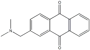 9,10-Anthracenedione, 2-[(dimethylamino)methyl]- Struktur