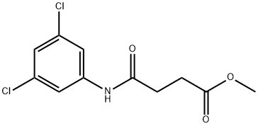 methyl 4-[(3,5-dichlorophenyl)amino]-4-oxobutanoate Struktur