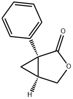 (1R,5S)-1-phenyl-3-oxabicyclo[3.1.0]hexan-2-one Struktur