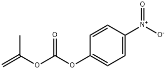 Isopropenyl p-nitrophenyl carbonate 化学構造式