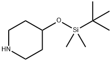 4-(T-BUTYLDIMETHYLSILYLOXY)PIPERIDINE,97231-91-9,结构式