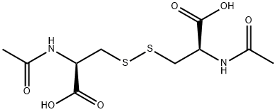(2S,2'S)-3,3'-二硫二基双(2-乙酰氨基丙酸),97247-12-6,结构式