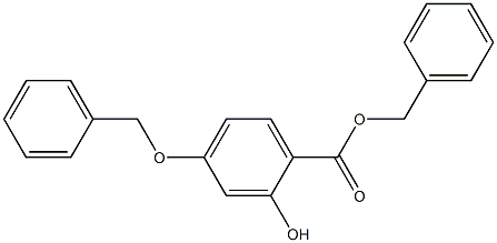 Benzoic acid, 2-hydroxy-4-(phenylmethoxy)-, phenylmethyl ester