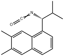 (R)-1-(1-isocyanato-2-methylpropyl)-6,7-dimethylnaphthalene Structure