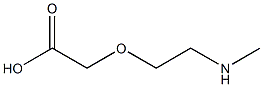 (2-Methylamino-ethoxy)-acetic acid Struktur