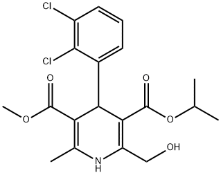 98192-80-4 3-异丙基 5-甲基 4-(2,3-二氯苯基)-2-(羟甲基)-6-甲基-1,4-二氢吡啶-3,5-二甲酸基酯