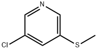 3-Chloro-5-(methylthio)pyridine Structure