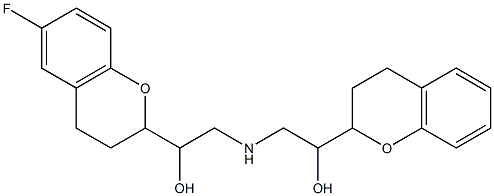 2-[[2-(3,4-dihydro-2H-chromen-2-yl)-2-hydroxyethyl]amino]-1-(6-fluoro-3,4-dihydro-2H-chromen-2-yl)ethanol|脱氟奈必洛尔