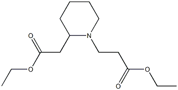 1-Piperidinepropanoic acid, 2-(2-ethoxy-2-oxoethyl)-, ethyl ester