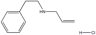 (2-phenylethyl)(prop-2-en-1-yl)amine hydrochloride, 99858-44-3, 结构式