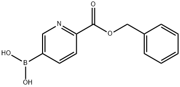 (6-((Benzyloxy)carbonyl)pyridin-3-yl)boronic acid Structure