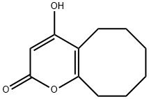 2H-CYCLOOCTA[B]PYRAN-2-ONE, 5,6,7,8,9,10-HEXAHYDRO-4-HYDROXY-(WXG00024) Struktur