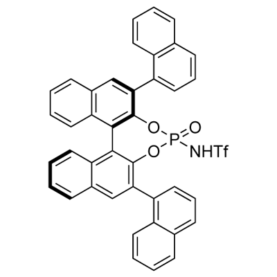 N-[(11bR)-2,6-di-1-naphthalenyl-4-oxidodinaphtho[2,1-d:1',2'-f][1,3,2]dioxaphosphepin-4-yl]-1,1,1-trifluoro-Methanesulfonamide Struktur