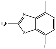 2-Amino-7-fluoro-4-methylbenzothiazole Structure