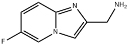 {6-Fluoroimidazo[1,2-a]pyridin-2-yl}methanamine Structure