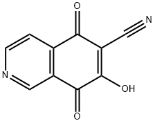 7-Hydroxy-5,8-dioxo-5,8-dihydroisoquinoline-6-carbonitrile Structure