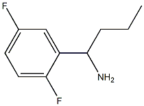 1-(2,5-DIFLUOROPHENYL)BUTYLAMINE Structure