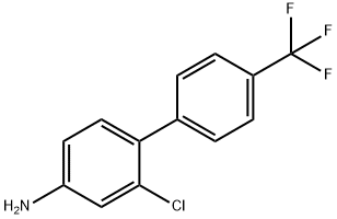 2-Chloro-4'-(trifluoromethyl)-[1,1'-biphenyl]-4-amine Struktur
