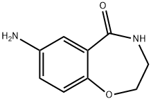 7-Amino-3,4-dihydro-2H-benzo[f][1,4]oxazepin-5-one Structure