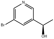 (R)-1-(5-溴吡啶-3-基)乙-1-醇,1027256-80-9,结构式