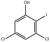 3,5-二氯-2-碘苯酚, 1028332-19-5, 结构式