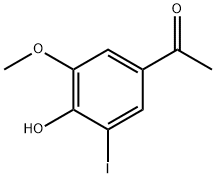 1-(4-Hydroxy-3-iodo-5-methoxy-phenyl)-ethanone Structure