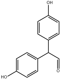 2,2-Bis(4-hydroxyphenyl)acetaldehyde Structure