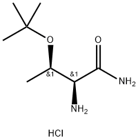 (2S,3R)-2-Amino-3-(tert-butoxy)butanamide hydrochloride Structure