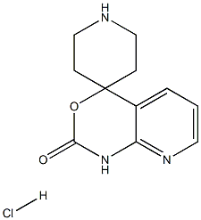 Spiro[piperidine-4,4'-pyrido[2,3-d][1,3]oxazin]-2'(1'H)-one hydrochloride Structure