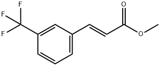 (E)-3-(三氟甲基)肉桂酸甲酯,104201-66-3,结构式