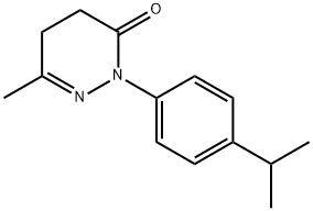 2-(4-Isopropylphenyl)-6-methyl-4,5-dihydropyridazin-3(2H)-one 化学構造式
