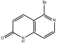 5-Bromo-1H-[1,6]naphthyridin-2-one Struktur
