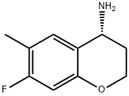 (R)-7-氟-6-甲基色烯-4-胺, 1055955-32-2, 结构式