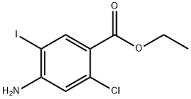 ethyl 4-amino-2-chloro-5-iodobenzoate Structure