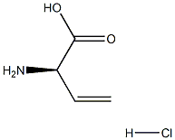 (R)-2-Aminobut-3-enoic acid hydrochloride Structure