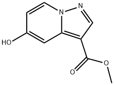 5-羟基吡唑并[1,5-A〕吡啶-3-羧酸甲酯,1060724-74-4,结构式