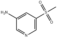 5-(甲基磺酰基)吡啶-3-胺,1067530-19-1,结构式