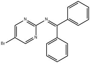 2-(二苯基亚甲胺)-5-溴嘧啶,1072850-89-5,结构式