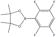 4,4,5,5-四甲基-2-(2,3,5,6-四氟苯基)-1,3,2-二氧硼戊烷, 1073339-11-3, 结构式
